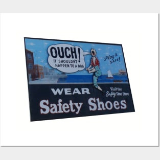 Safety Shoes Billboard Posters and Art